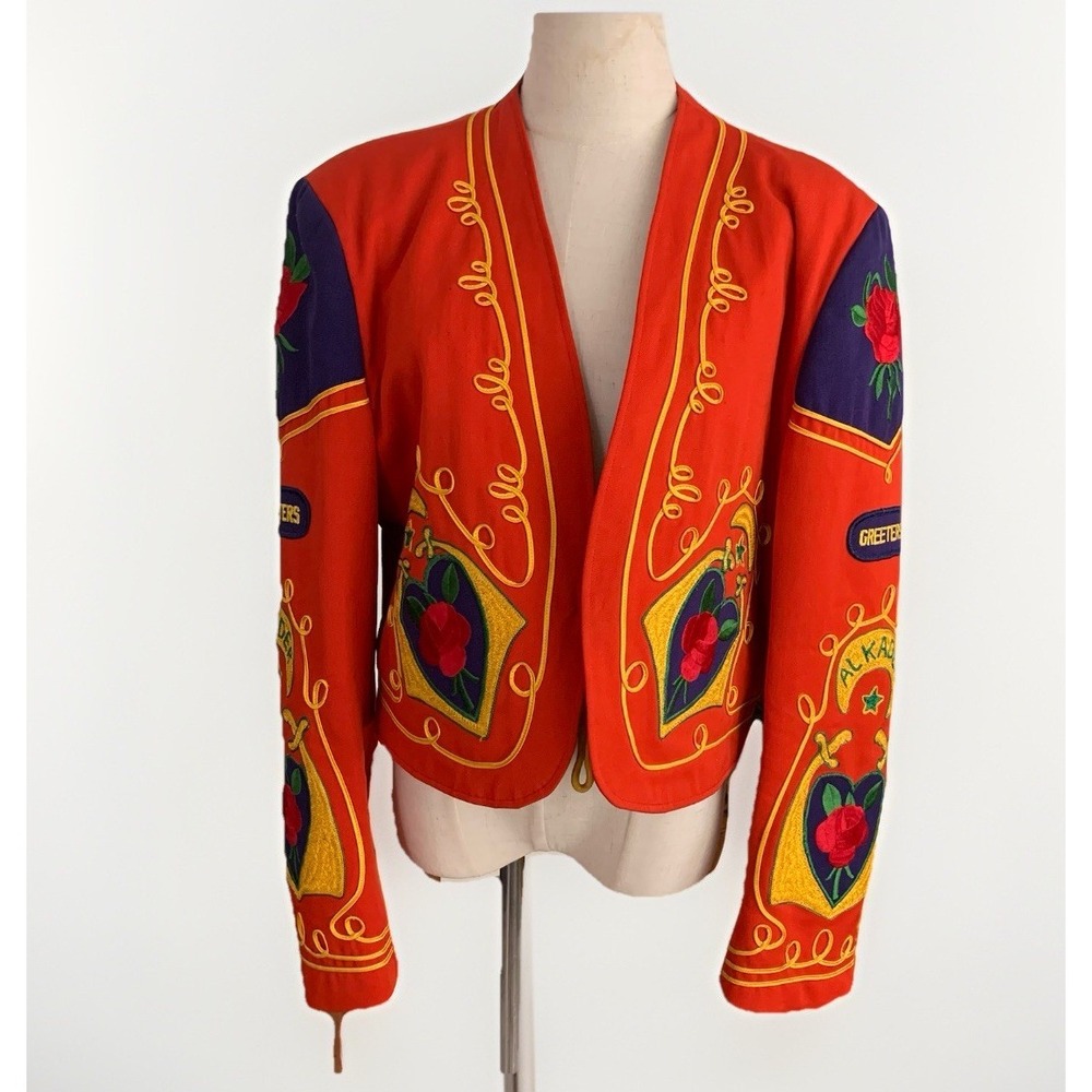 Vintage Shriners Al Kader Alkader Greeters Jacket